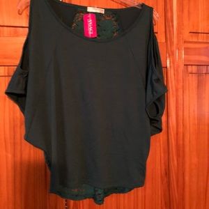 Cold shoulder blouse